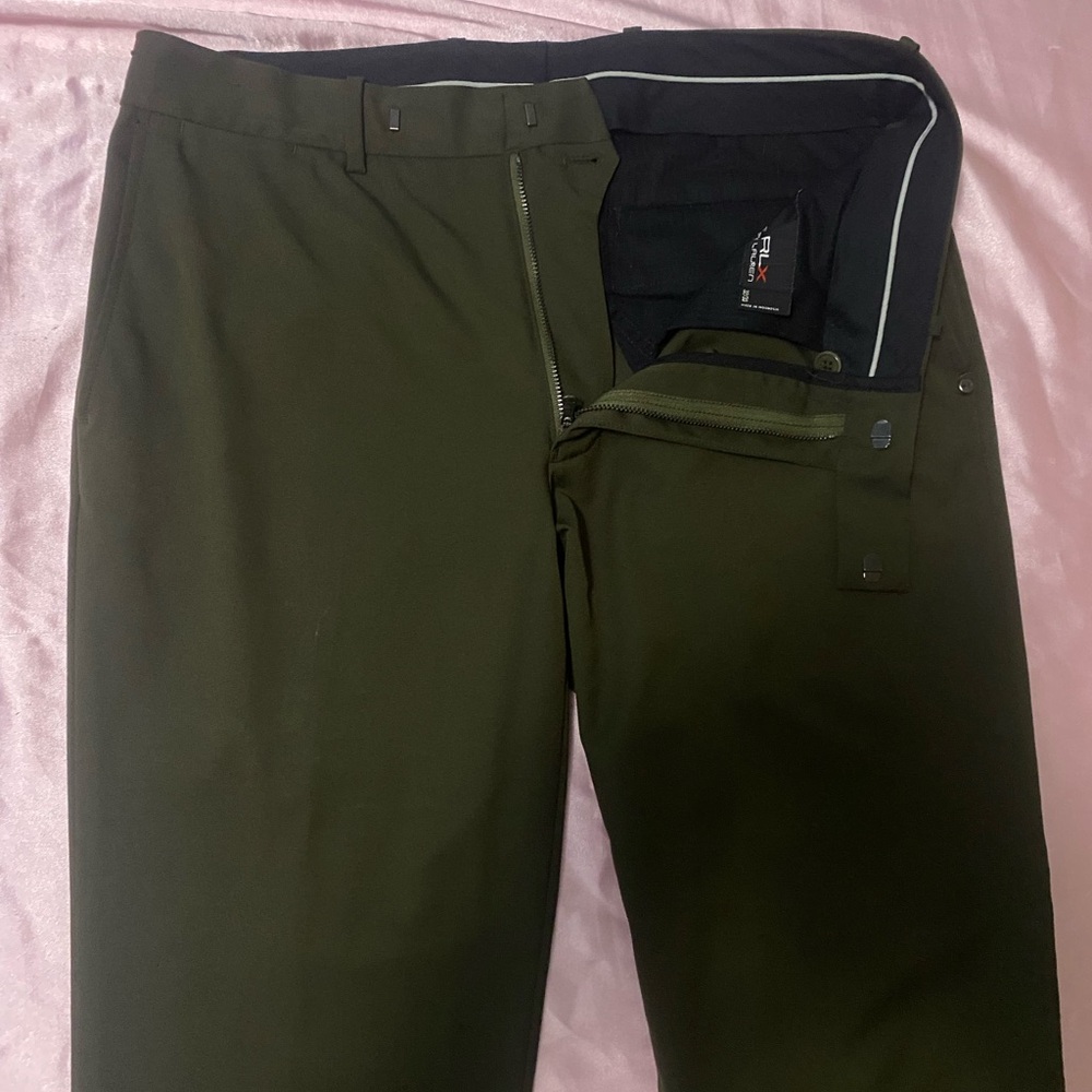 Men's Olive Green RLX Ralph Lauren 32x30 Dress Pants